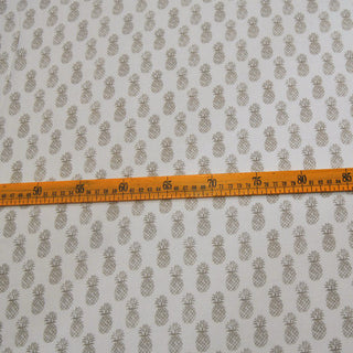 Italian Fashion Designer Fruits and Vegetables Off-White Non-Stretch Mulberry Silk Crepe De Chine DS00657 -19 Momme