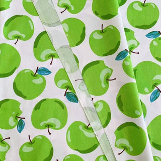 Korean Fashion Designer Fruits and Vegetables Green Non-Stretch Cotton Twill DS00662