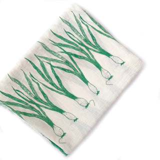 Korean Fashion Designer Fruits and Vegetables Off-White Non-Stretch Cotton Muslin DS00664