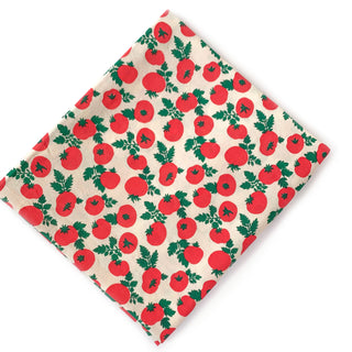 Korean Fashion Designer Fruits and Vegetables Off-White Non-Stretch Cotton Muslin DS00665