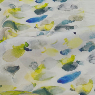 Japanese Fashion Designer Abstract Multi Color Non-Stretch Tencel™ / Lyocell Cotton Blended Plain Woven DS00680