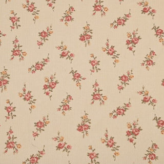 Made in Japan Sevenberry Floral Off-White Non-Stretch Cotton Corduroy DS00694