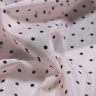Yardblox Exclusive Zimmermann Polka Dot Pink Non-Stretch Polyester Organza DS01504