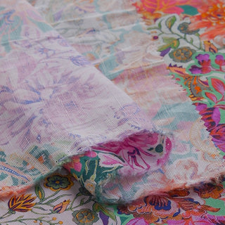 Yardblox Exclusive Zimmermann Floral Multi Color Non-Stretch Linen Tencel™ / Lyocell Blended Plain Woven DS01510