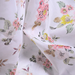 Zimmermann Floral Off-White Non-Stretch Polyester Organza DS01519