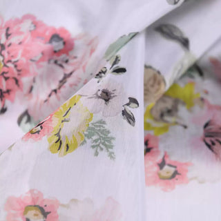 Zimmermann Floral Off-White Non-Stretch Polyester Organza DS01519