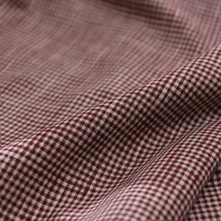 Zimmermann Houndstooth Brown Non-Stretch Linen Plain Woven DS01614