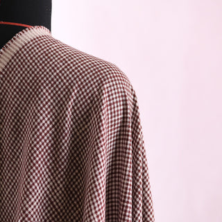 Zimmermann Houndstooth Brown Non-Stretch Linen Plain Woven DS01614