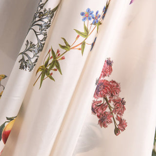 Made in Japan CABaN Fruits and Vegetables Off-White Non-Stretch Mulberry Silk Habotai DS01616 -10 Momme