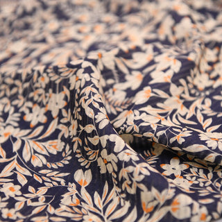 Zimmermann Floral Blue Non-Stretch Combed Cotton Dobby Jacquard DS01618