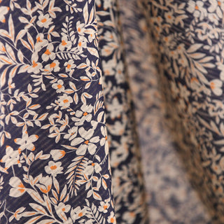 Zimmermann Floral Blue Non-Stretch Combed Cotton Dobby Jacquard DS01618
