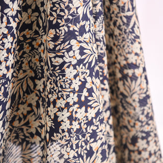 Zimmermann Floral Blue Non-Stretch Combed Cotton Dobby Jacquard DS01618