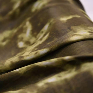 Diane von Furstenberg Tie Dye Green Non-Stretch Tencel™ / Lyocell Mulberry Silk Blended Crepe DS01637