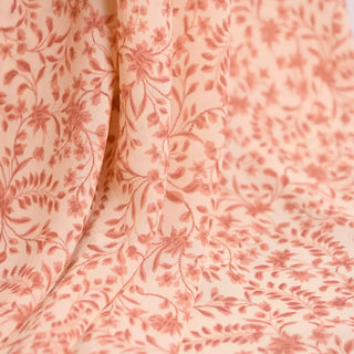 Reformation Floral Pink Non-Stretch Viscose Georgette DS01641