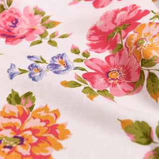 Reformation Floral Multi Color Non-Stretch Linen Plain Woven DS01649