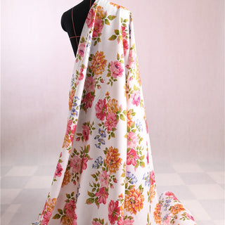 Reformation Floral Multi Color Non-Stretch Linen Plain Woven DS01649