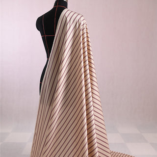 Zimmermann Stripes Off-White Non-Stretch Cupro Plain Woven DS01658