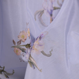 Zimmermann Floral Purple Non-Stretch Polyester Organza DS01661