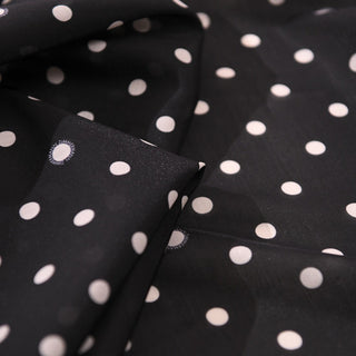 Zimmermann Polka Dot Black Non-Stretch Polyester Organza DS01662