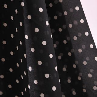 Zimmermann Polka Dot Black Non-Stretch Polyester Organza DS01662