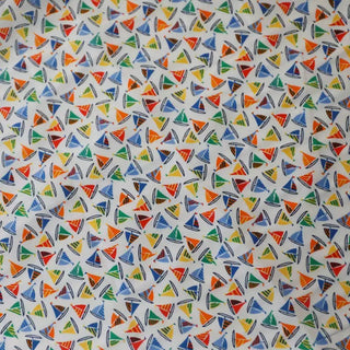 Italian Fashion Designer Conversational Multi Color Non-Stretch Cotton Plain Woven DS03617