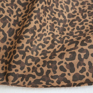 Japanese Fashion Designer Animal Brown Non-Stretch Cotton Twill DS06540