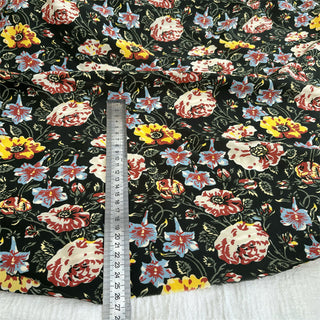 Rhode Floral Multi Color Non-Stretch Viscose Plain Woven DS06601