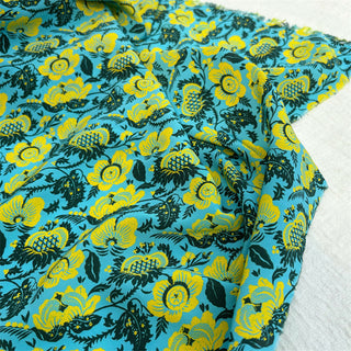 Rhode Floral Multi Color Non-Stretch Viscose Plain Woven DS06602