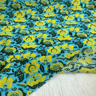 Rhode Floral Multi Color Non-Stretch Viscose Plain Woven DS06602