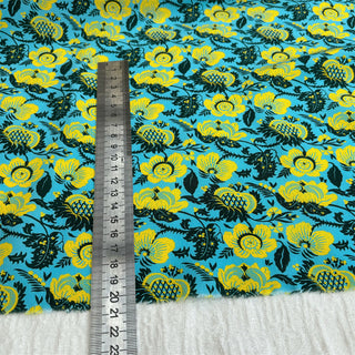 Rhode Floral Multi Color Non-Stretch Viscose Plain Woven DS06602