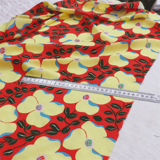 Rhode Floral Multi Color Non-Stretch Viscose Plain Woven DS06604