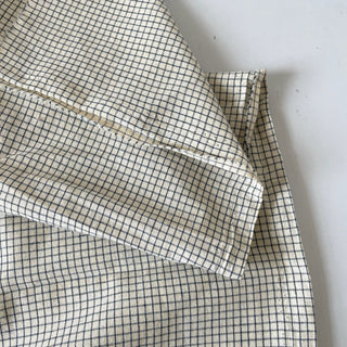 Korean Fashion Designer Gingham Multi Color Non-Stretch Cotton Polyester Blended Plain Woven DS16603
