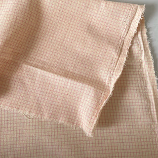 Korean Fashion Designer Gingham Multi Color Non-Stretch Cotton Polyester Blended Plain Woven DS16604