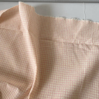 Korean Fashion Designer Gingham Multi Color Non-Stretch Cotton Polyester Blended Plain Woven DS16604