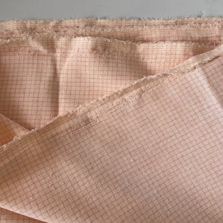 Korean Fashion Designer Gingham Multi Color Non-Stretch Cotton Polyester Blended Plain Woven DS16604