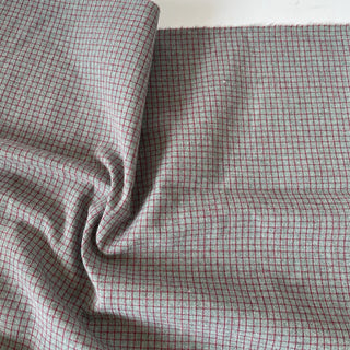 Korean Fashion Designer Gingham Multi Color Non-Stretch Cotton Polyester Blended Plain Woven DS16605
