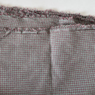 Korean Fashion Designer Gingham Multi Color Non-Stretch Cotton Polyester Blended Plain Woven DS16605