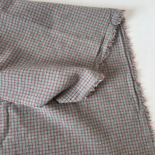 Korean Fashion Designer Gingham Multi Color Non-Stretch Cotton Polyester Blended Plain Woven DS16605
