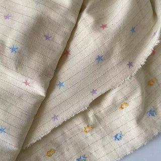Korean Fashion Designer Stars Off-White Non-Stretch Cotton Lurex Blended Dobby Jacquard DS16628