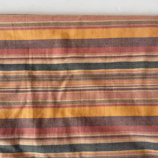 Japanese Fashion Designer Stripes Multi Color Non-Stretch Cotton Plain Woven DS16648