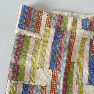 Japanese Designer Geometric Multi Color Non-Stretch Cotton Dobby Jacquard DS16670