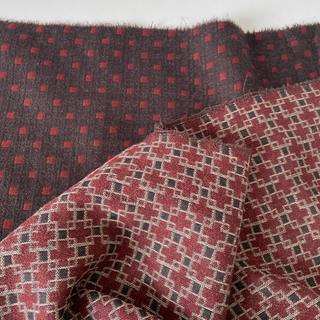 Japanese Designer Geometric Multi Color Non-Stretch Cotton Dobby Jacquard DS16676