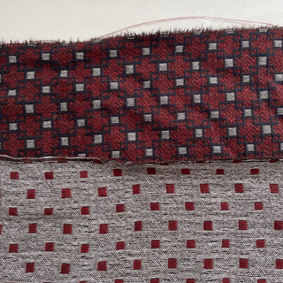 Japanese Designer Geometric Multi Color Non-Stretch Cotton Dobby Jacquard DS16677