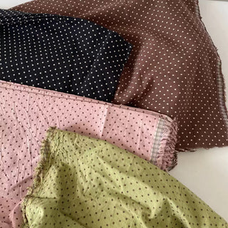 Japanese Designer Geometric Black Non-Stretch Cotton Dobby Jacquard DS16681
