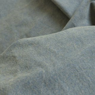 Yardblox Exclusive Japanese Luxury Designer Solid Blue Non-Stretch Cotton Denim Twill DS18501