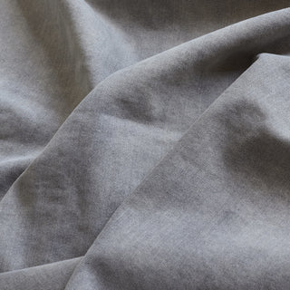 Yardblox Exclusive Japanese Luxury Designer Solid Gray Stretch Cotton Denim Twill DS18502