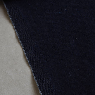 Yardblox Exclusive Italian Luxury Designer Solid Blue Non-Stretch Cotton Denim Twill DS18520