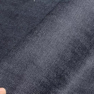 Yardblox Exclusive Japanese Fashion Designer Solid Blue Stretch Raw / Untreated Cotton 11.8oz Selvedge Denim Twill DS18528