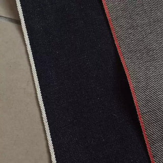 Yardblox Exclusive Japanese Fashion Designer Solid Blue Non-Stretch Raw / Untreated Cotton 12.8oz Selvedge Denim Twill DS18530