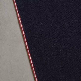 Yardblox Exclusive Japanese Fashion Designer Solid Blue Non-Stretch Raw / Untreated Cotton 11.8oz Selvedge Denim Twill DS18532